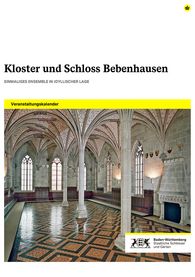 Titelbild des Jahresprogramms für Kloster und Schloss Bebenhausen 